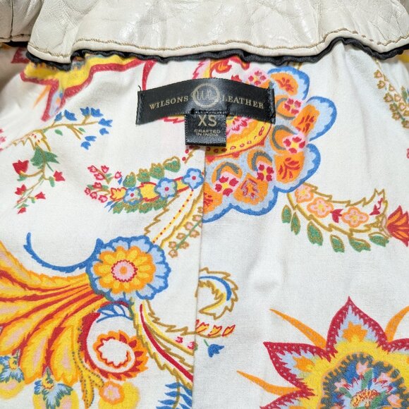 NWT Genuine Leather Wilson Leather Jacket XS - Picture 4 of 14